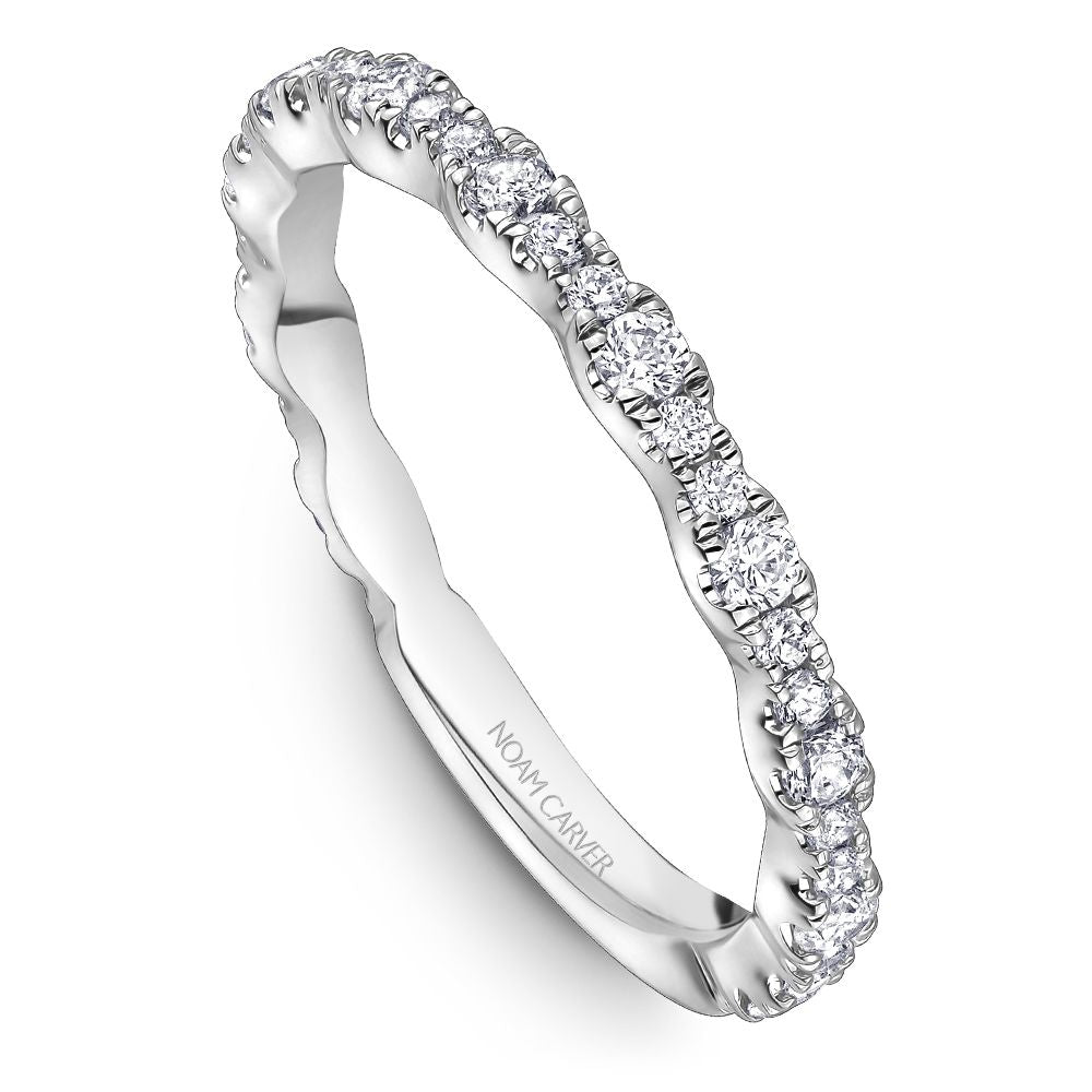 Noam Carver Stackable STA41-1 in 14K White Gold