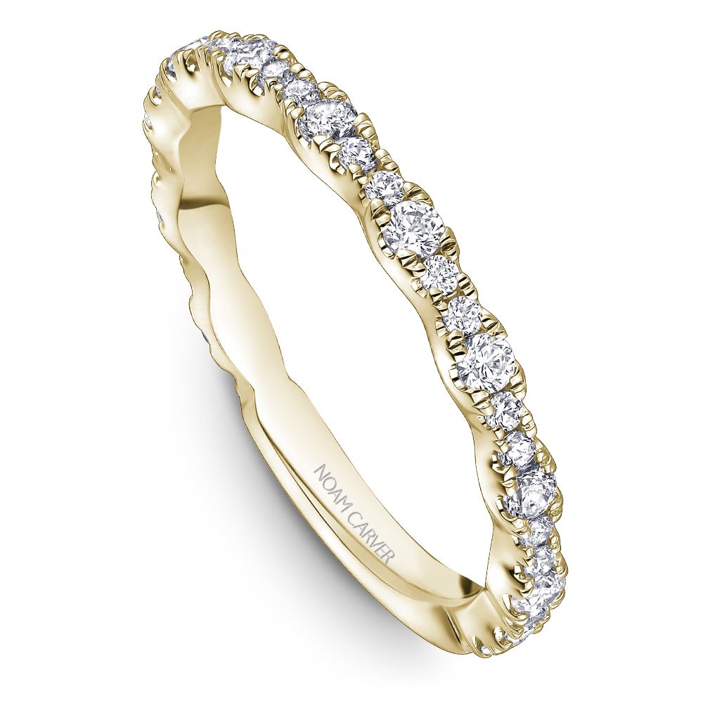 Noam Carver Stackable STA41-1 in 14K Yellow Gold