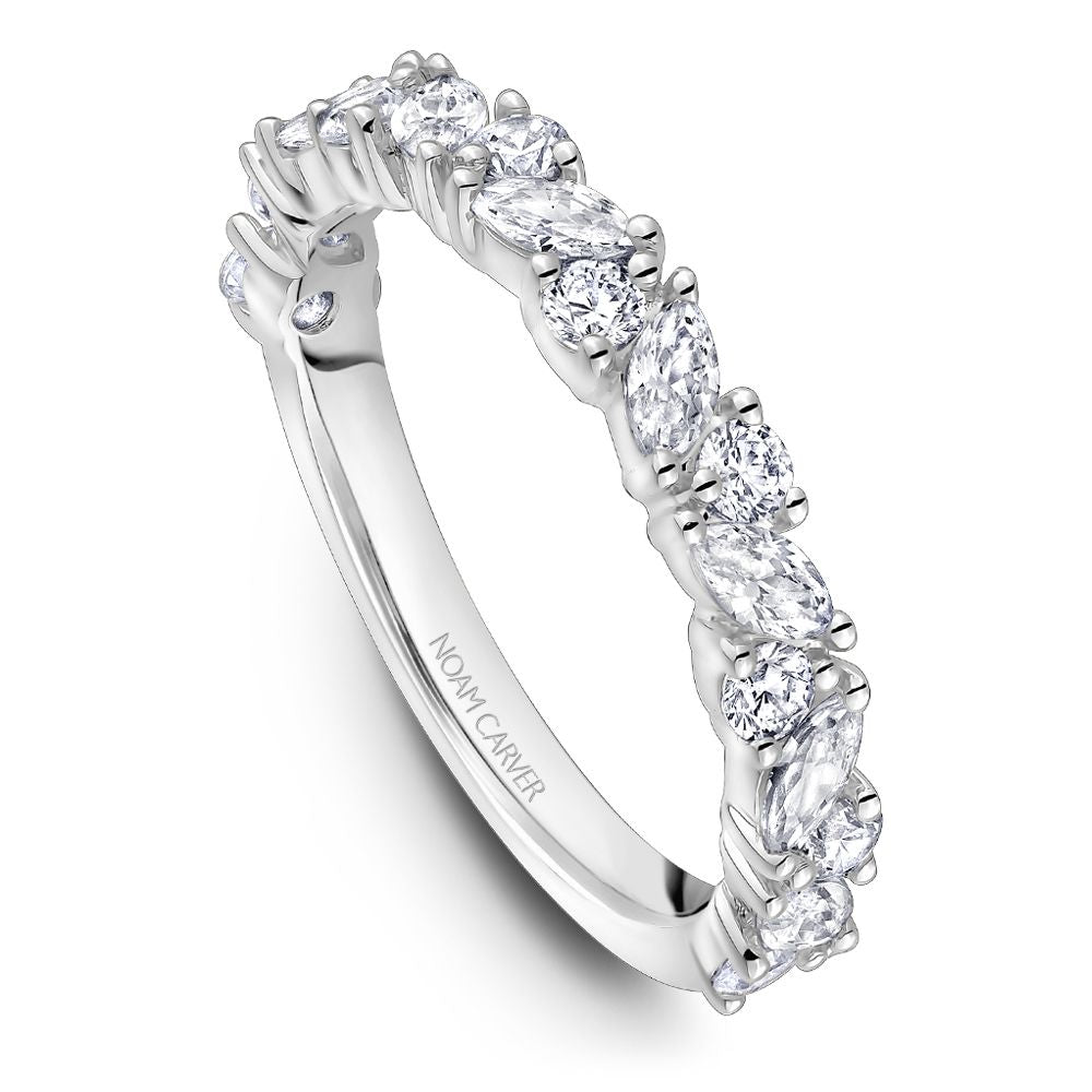 Noam Carver Stackable STA46-1 in 14K White Gold