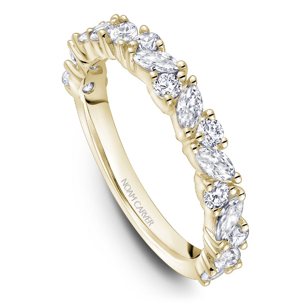 Noam Carver Stackable STA46-1 in 14K Yellow Gold