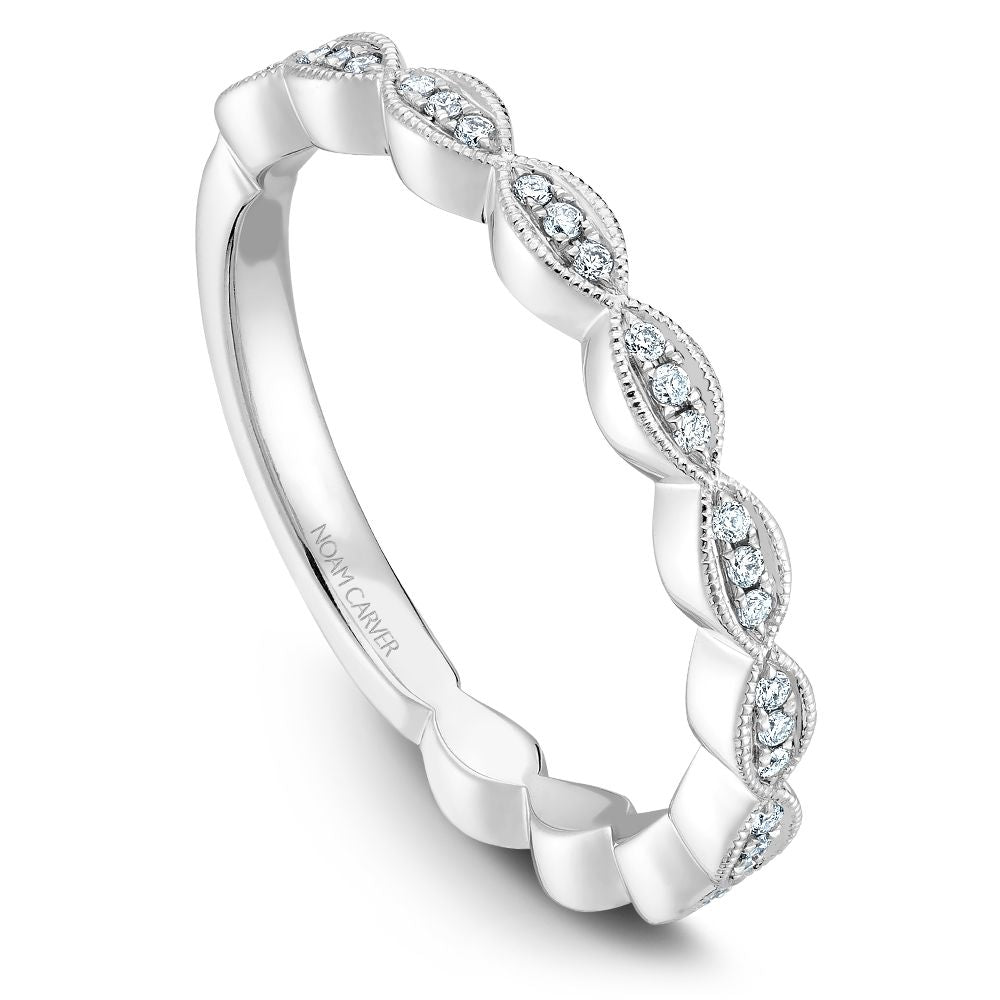 Noam Carver Stackable STA6-1 in 14K White Gold