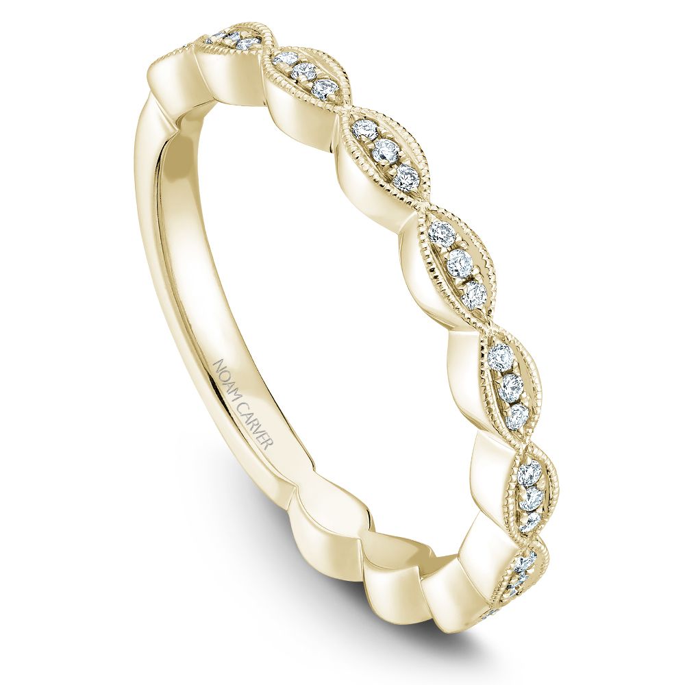 Noam Carver Stackable STA6-1 in 14K Yellow Gold