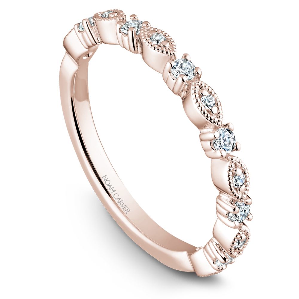 Noam Carver Stackable STB10-1 in 14K Rose Gold