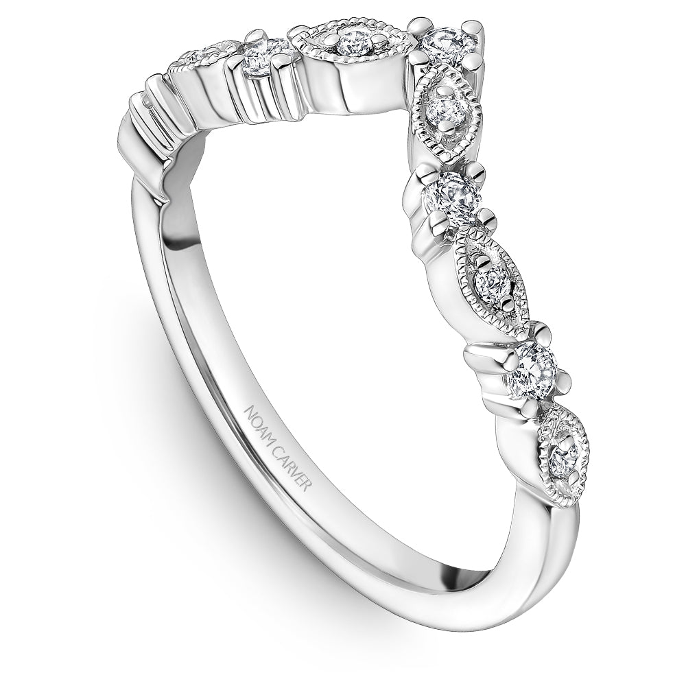 Noam Carver Stackable STB10-2 in 14K White Gold