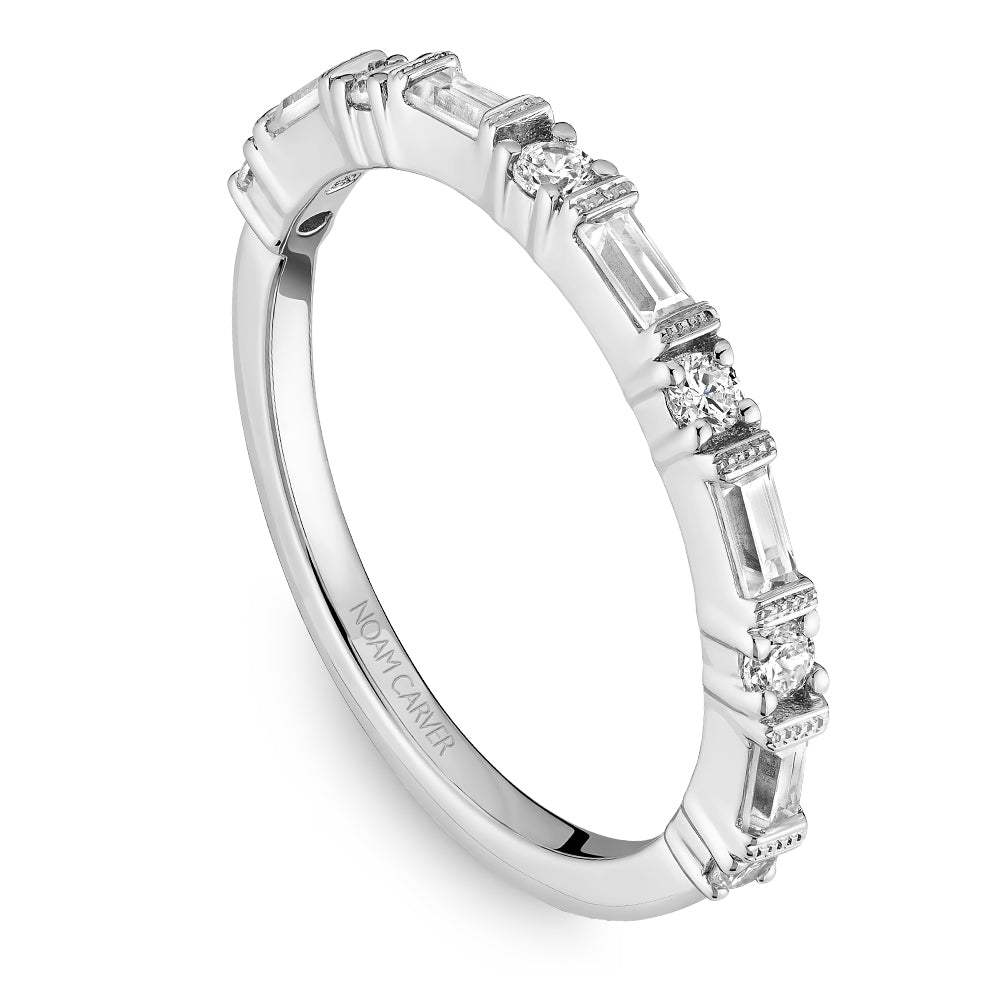 Noam Carver Stackable STB10-3 in 14K White Gold