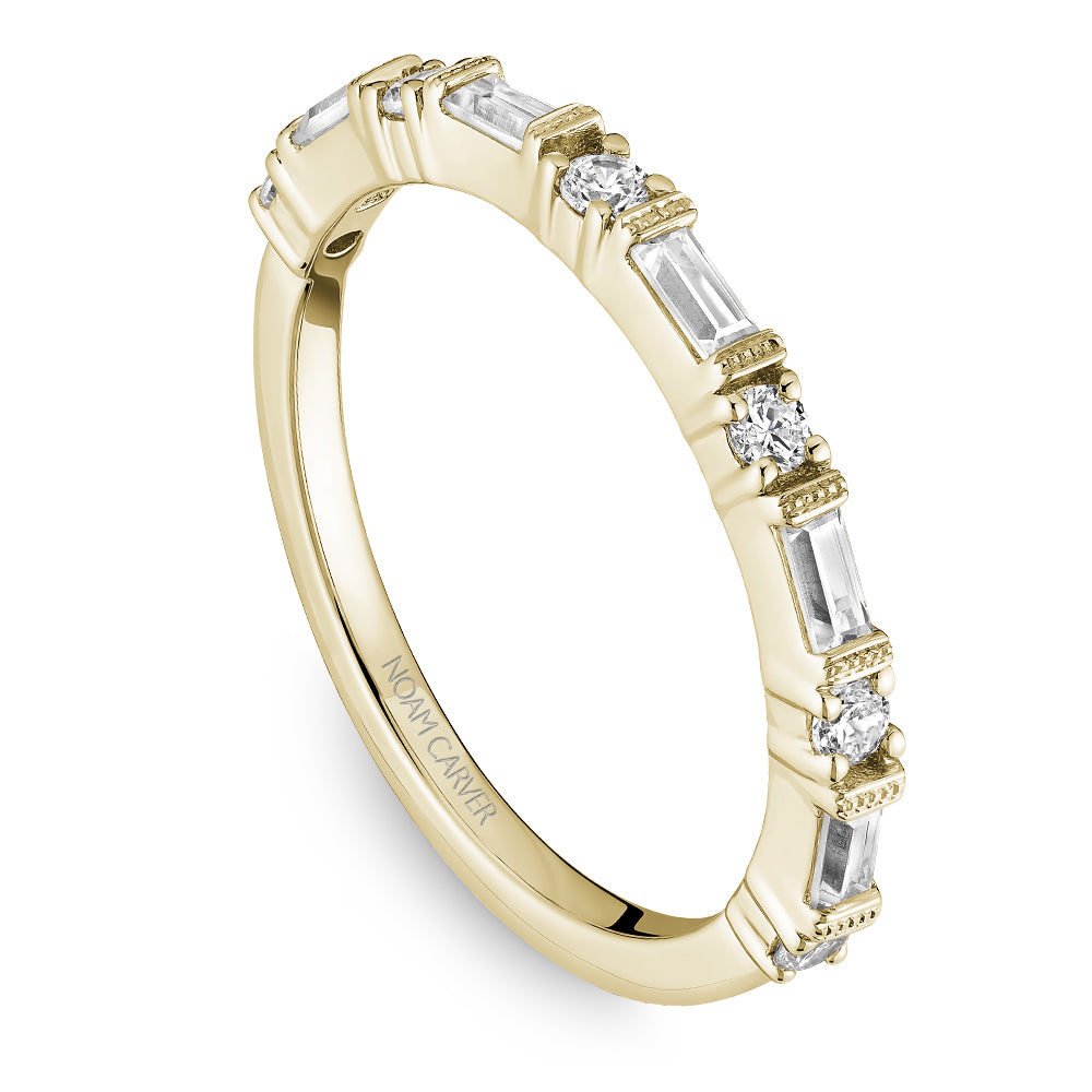 Noam Carver Stackable STB10-3 in 14K Yellow Gold