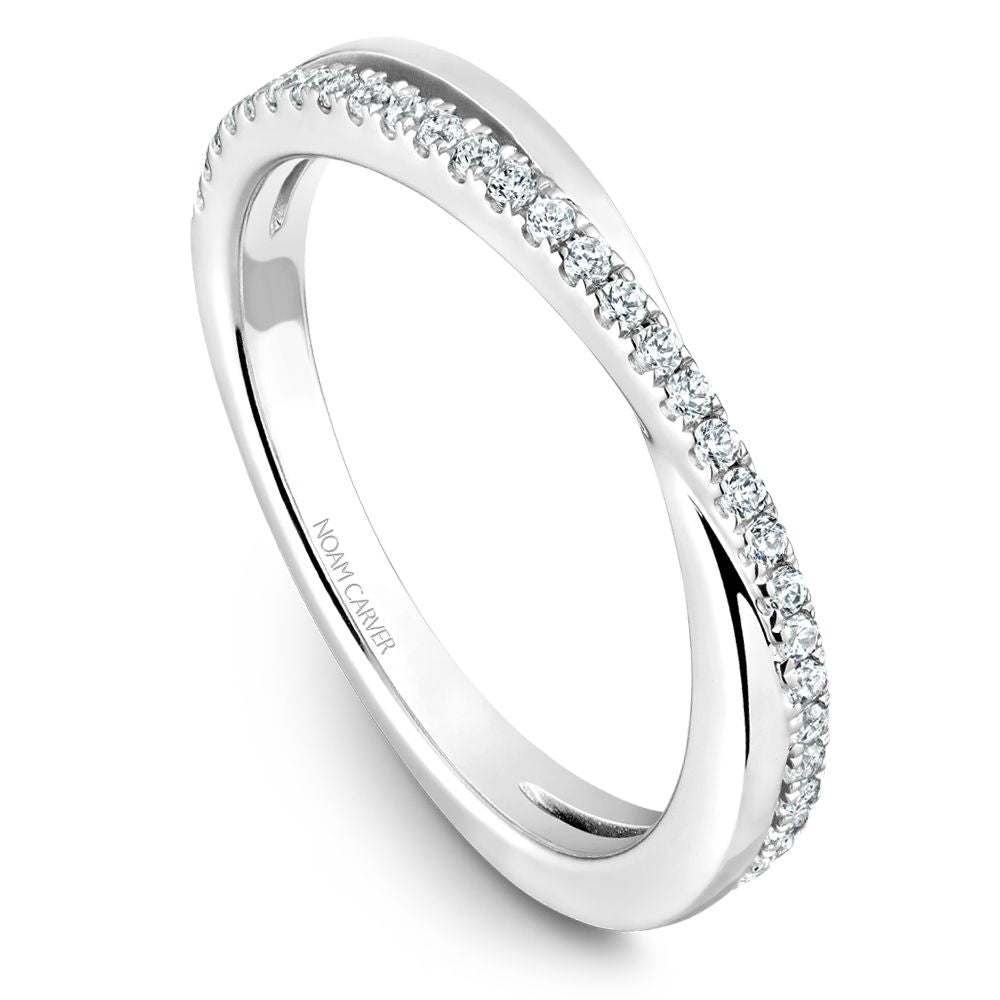 Noam Carver Stackable STB14-1 in 14K White Gold