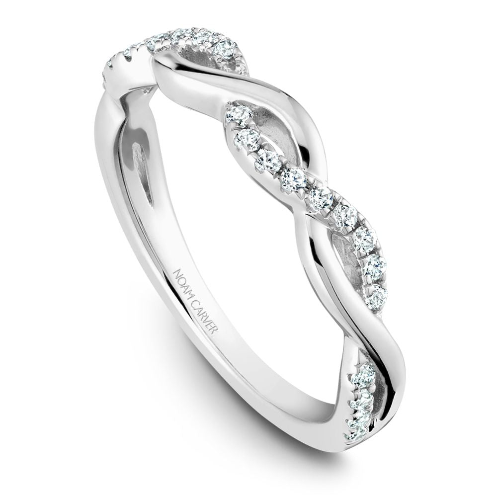 Noam Carver Stackable STB21-2 in 14K White Gold