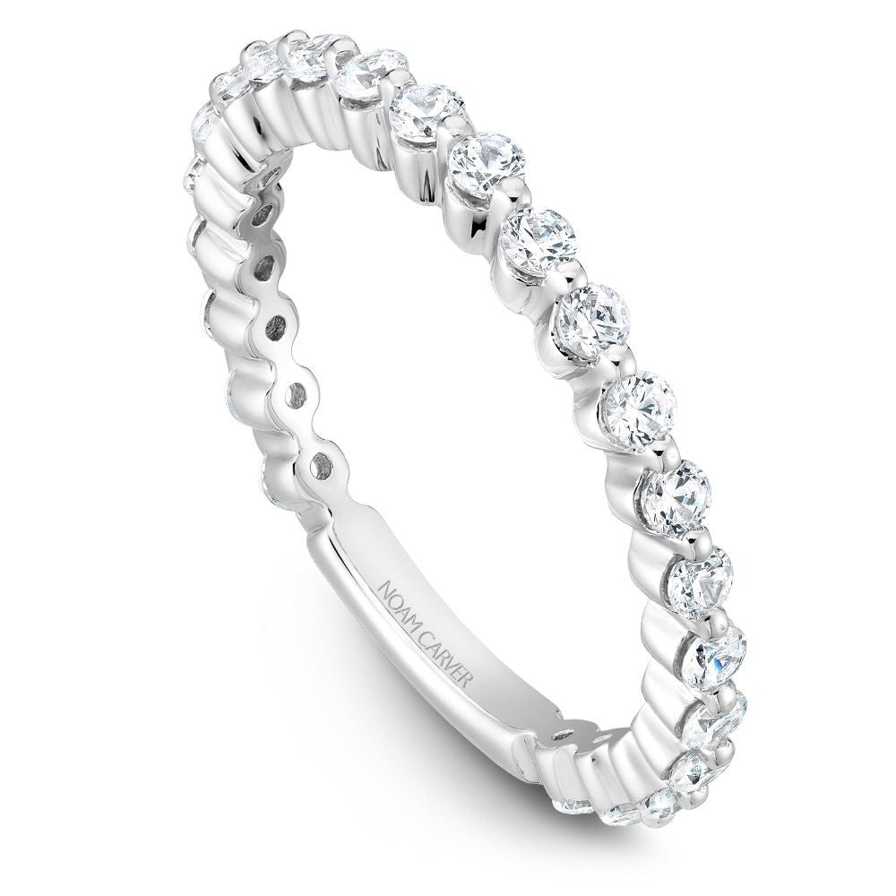 Noam Carver Stackable STB38-1 in 14K White Gold