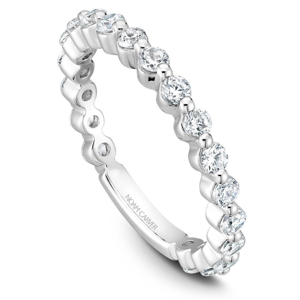 Noam Carver Stackable STB38-2 Diamond in 14K White Gold