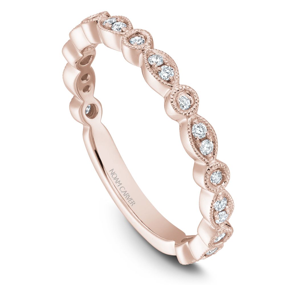 Noam Carver Stackable STB4-1 in 14K Rose Gold