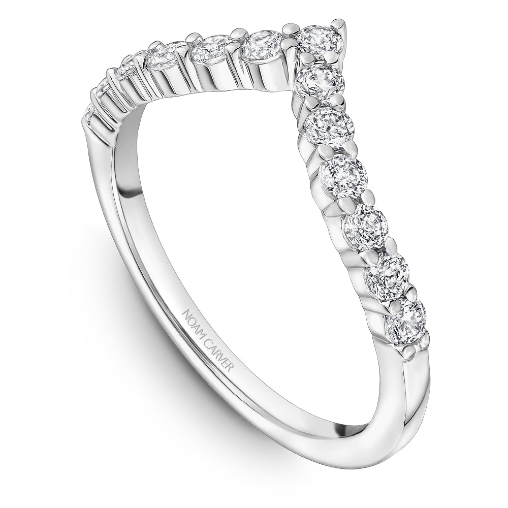 Noam Carver Stackable STB41-1 in 14K White Gold