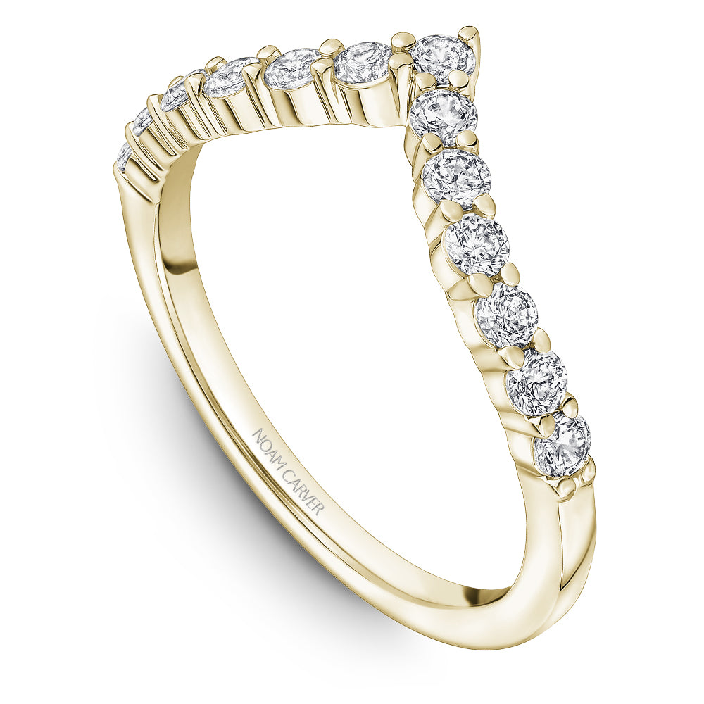 Noam Carver Stackable STB41-1 in 14K Yellow Gold