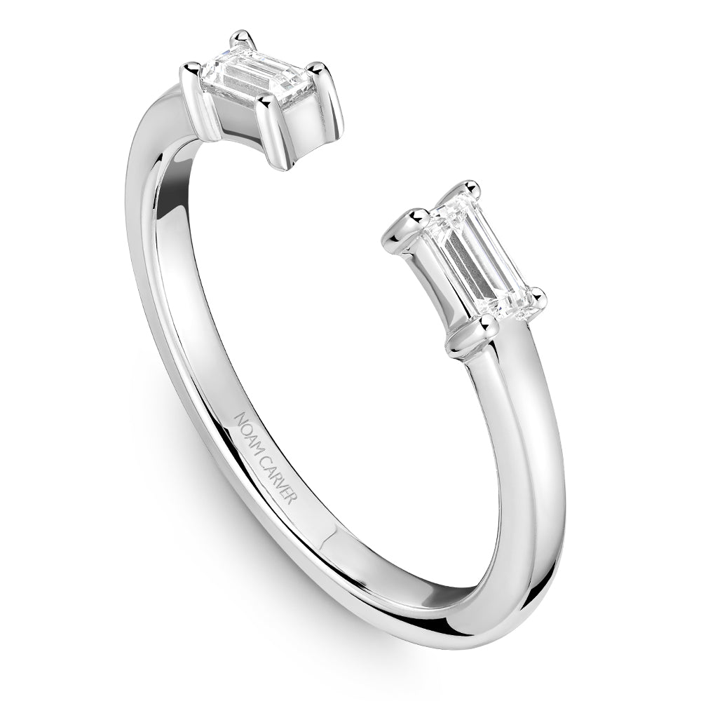 Noam Carver Stackable STB46-1 in 14K White Gold