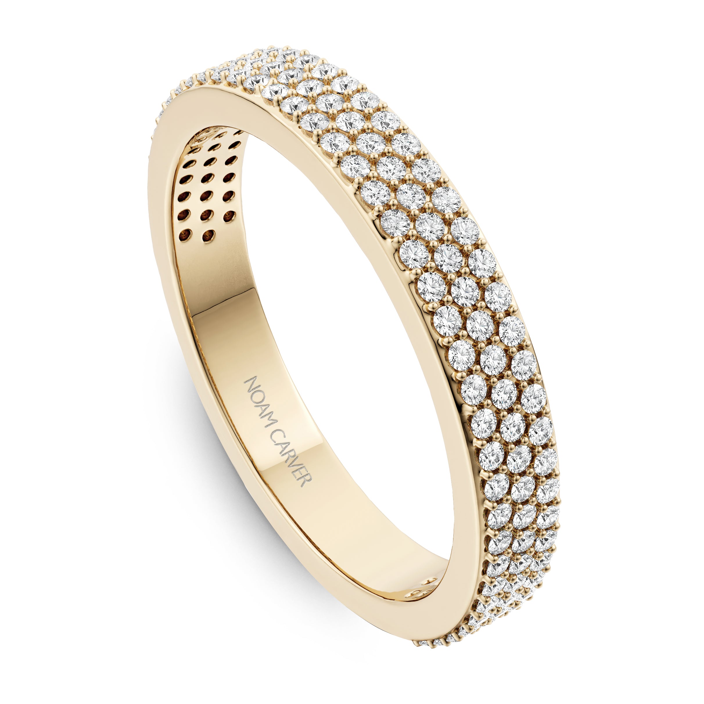 Noam Carver Stackable STB47-1 in 14K Yellow Gold