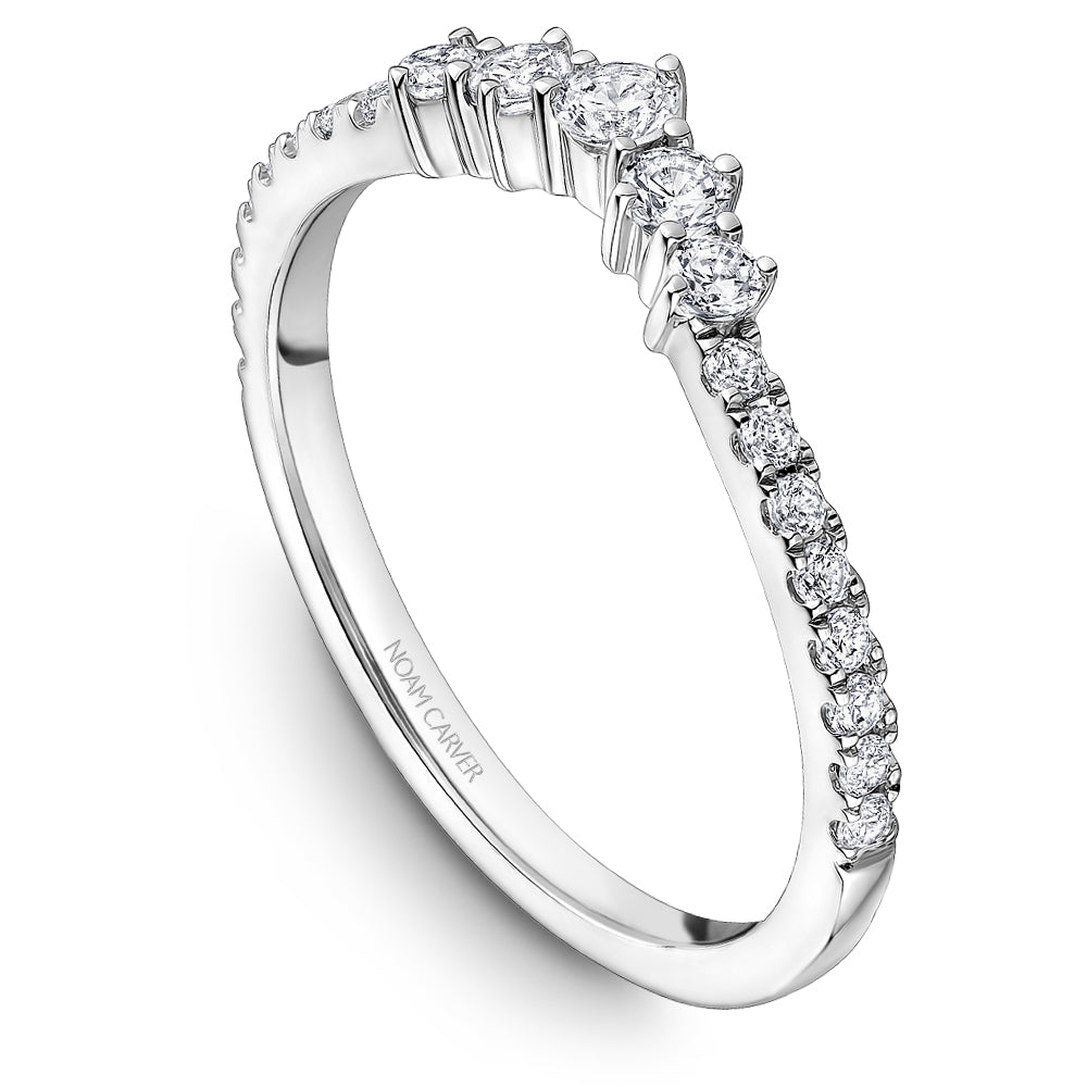 Noam Carver Stackable STC10-1 in 14K White Gold