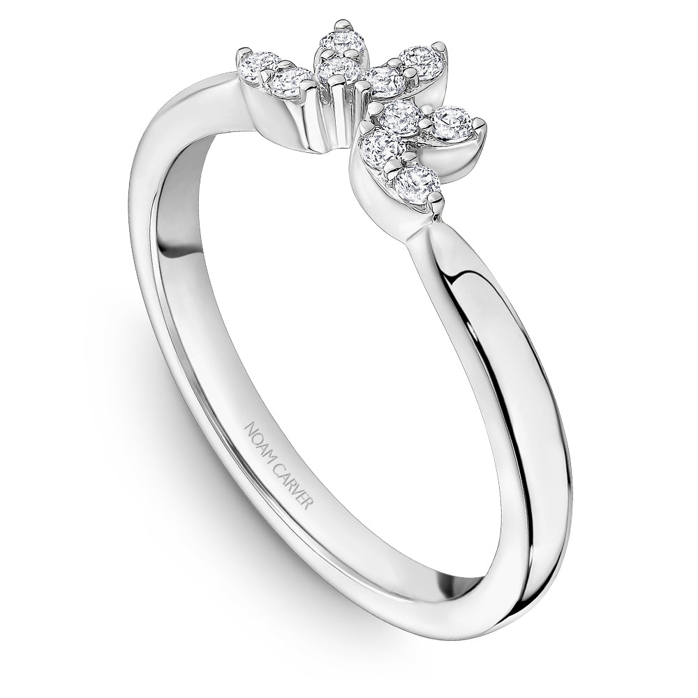 Noam Carver Stackable STC11-1 in 14K White Gold
