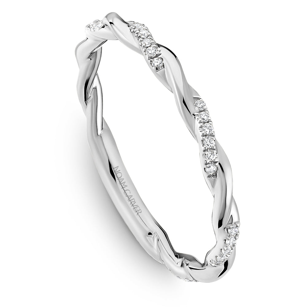 Noam Carver Stackable STC23-1 in 14K White Gold