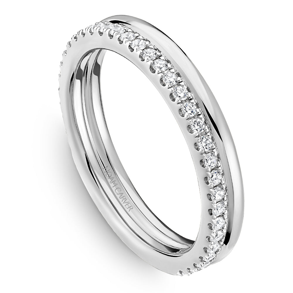 Noam Carver Stackable STC24-1 in 14K White Gold
