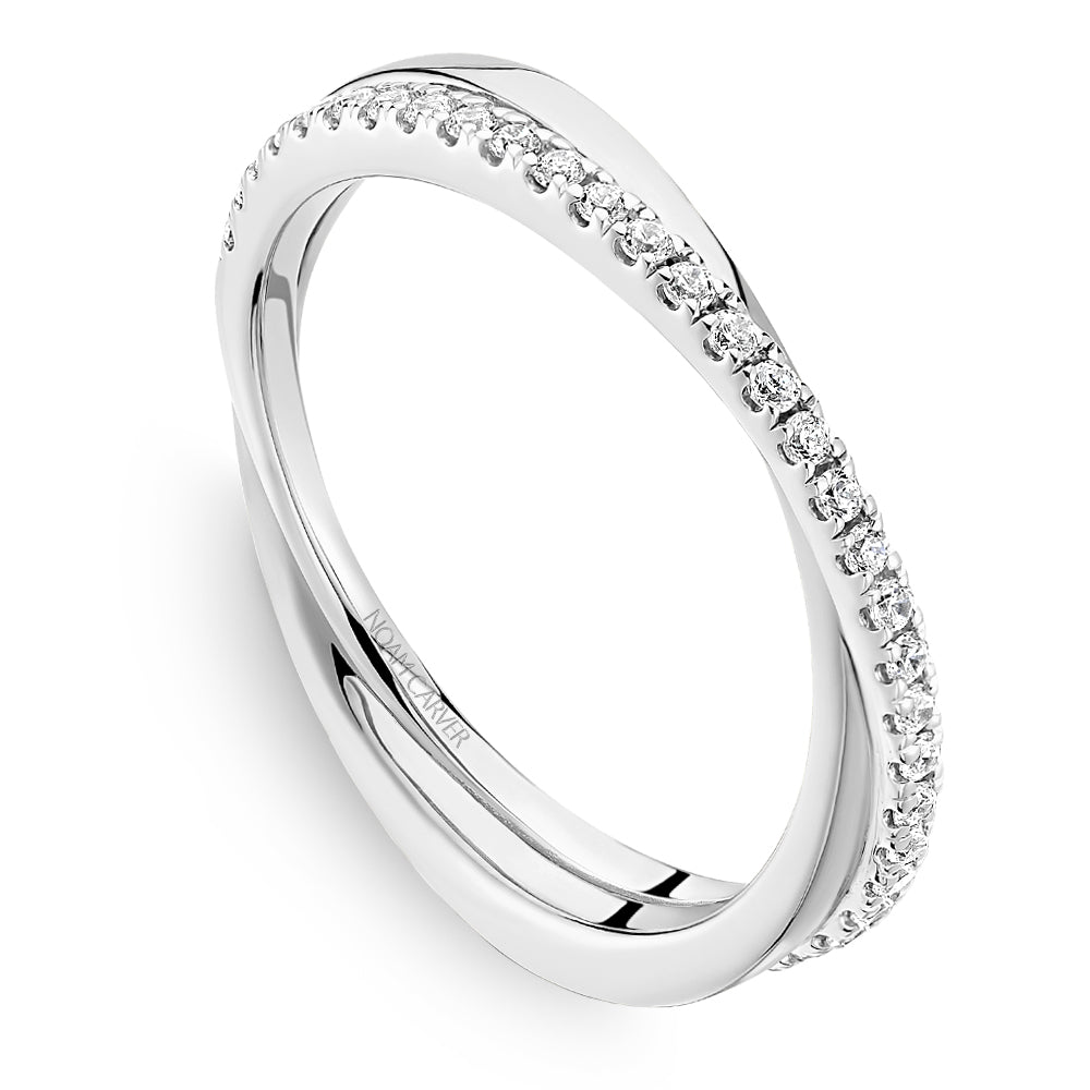 Noam Carver Stackable STC28-1 in 14K White Gold