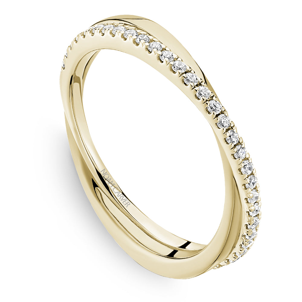Noam Carver Stackable STC28-1 in 14K Yellow Gold