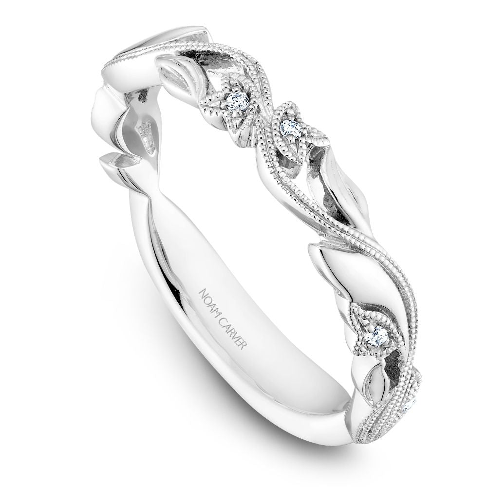 Noam Carver Stackable STC3-1 in 14K White Gold