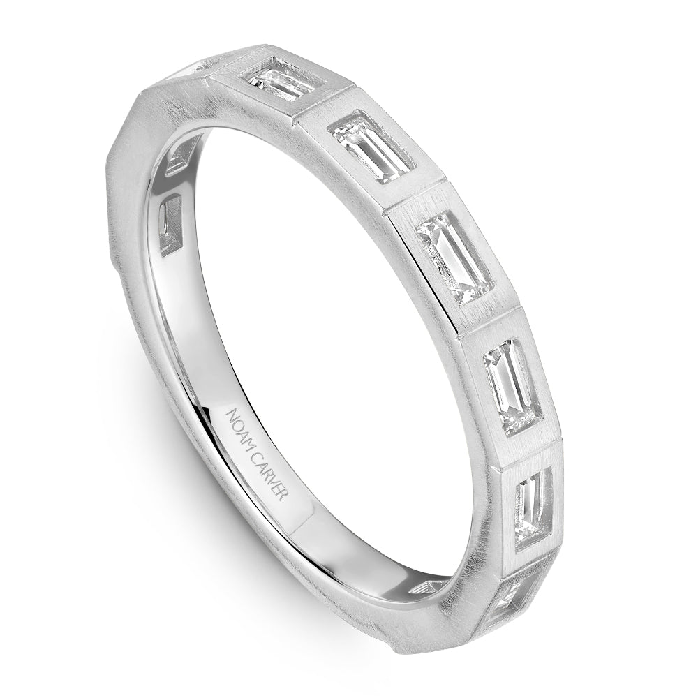 Noam Carver Stackable STC38-1 in 14K White Gold