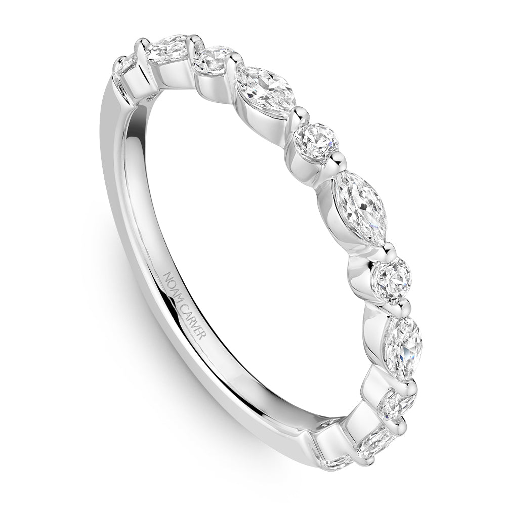 Noam Carver Stackable STC46-1 in 14K White Gold