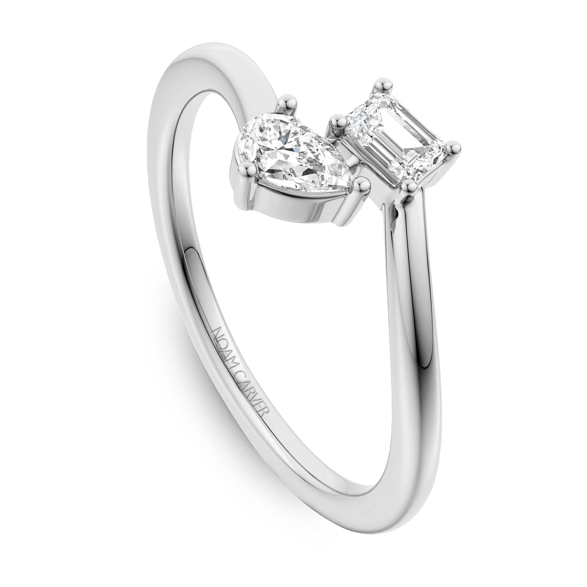 Noam Carver Stackable STC52-1 in 14K White Gold