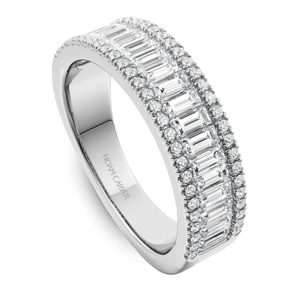 Noam Carver Stackable STC62-1 in 14K White Gold