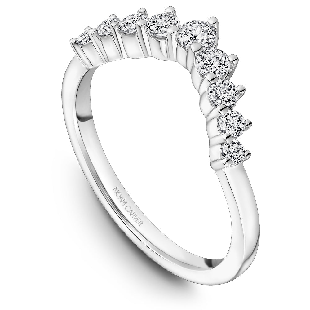 Noam Carver Stackable STC9-1 in 14K White Gold