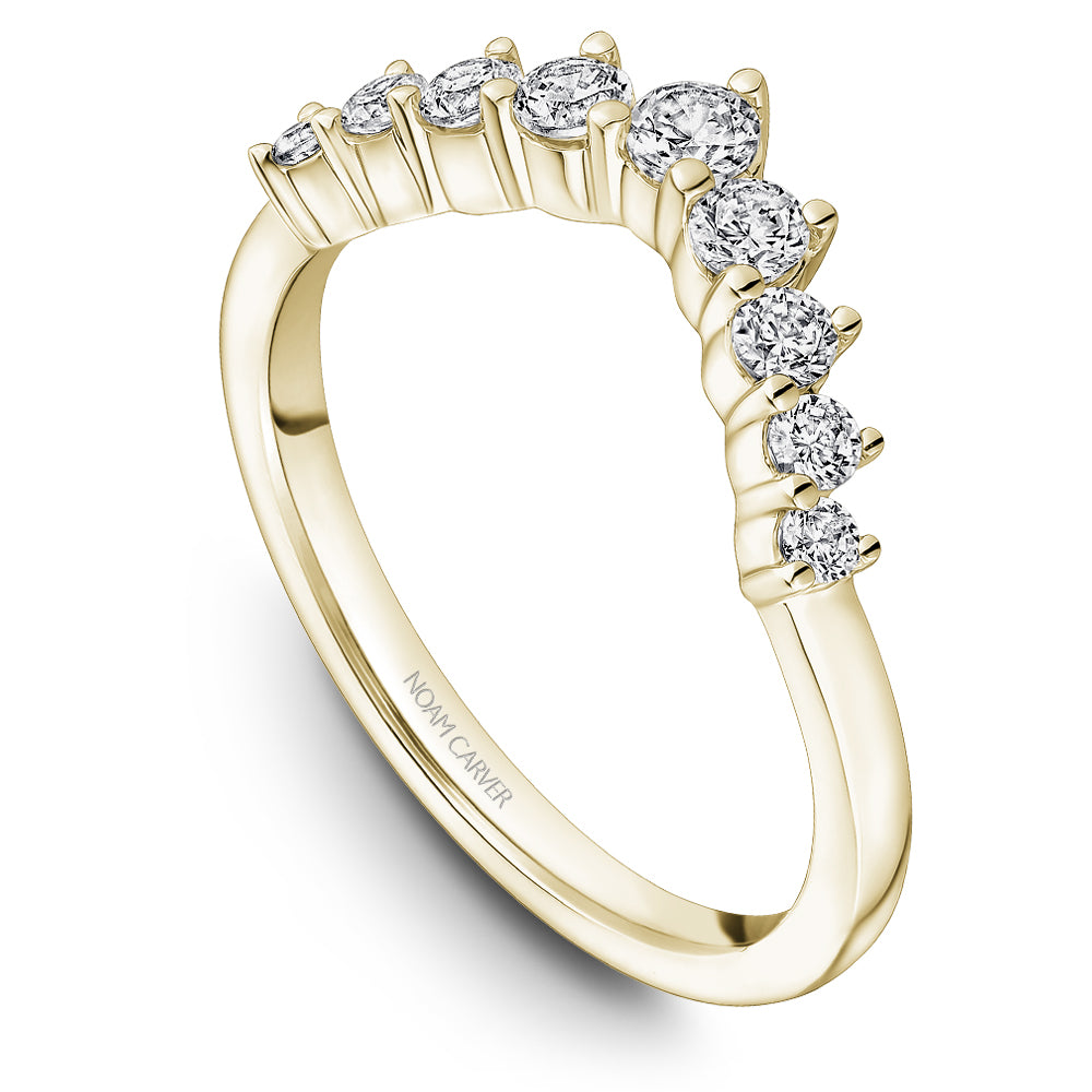 Noam Carver Stackable STC9-1 in 14K Yellow Gold