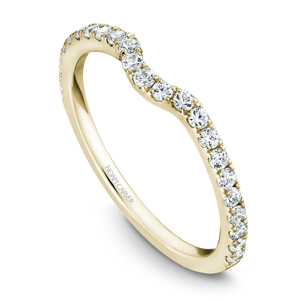 Noam Carver Stackable STE1-1 in 14K Yellow Gold