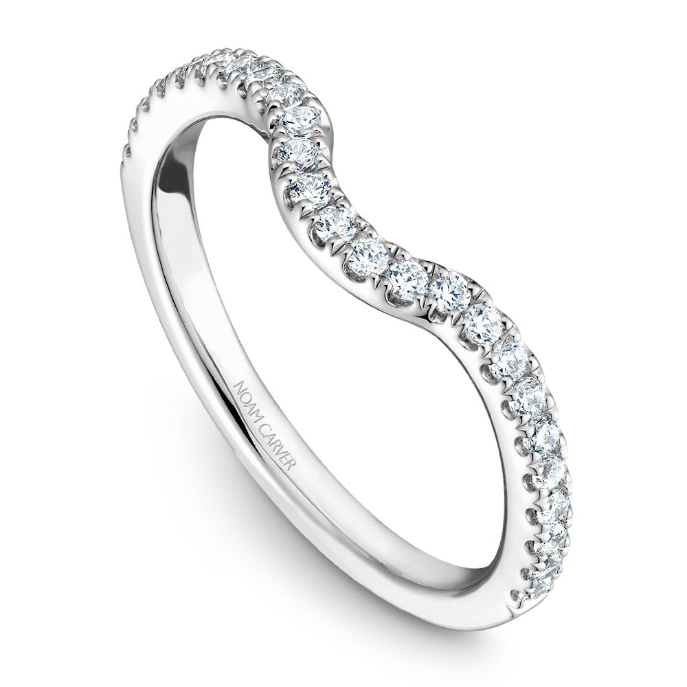Noam Carver Stackable STE1-3 in 14K White Gold