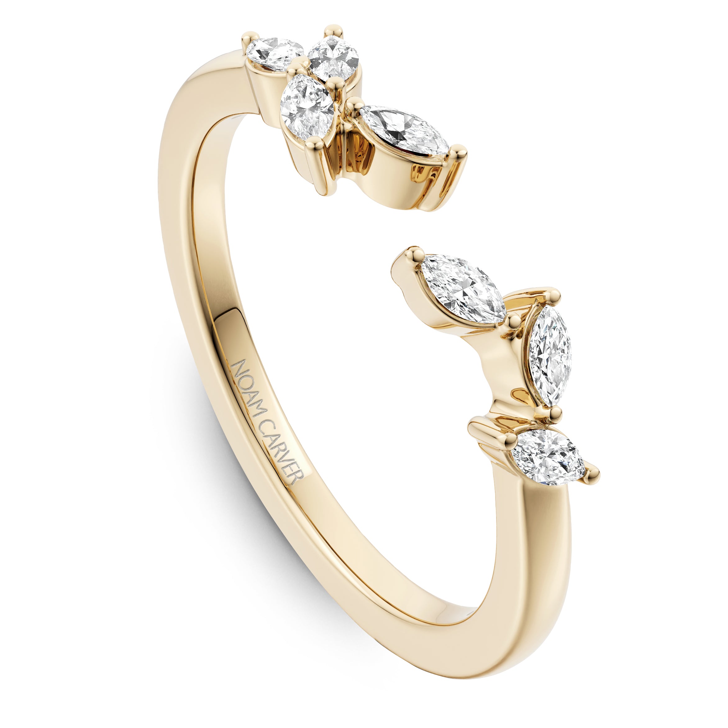 Noam Carver Stackable STE10-1 in 14K Yellow Gold