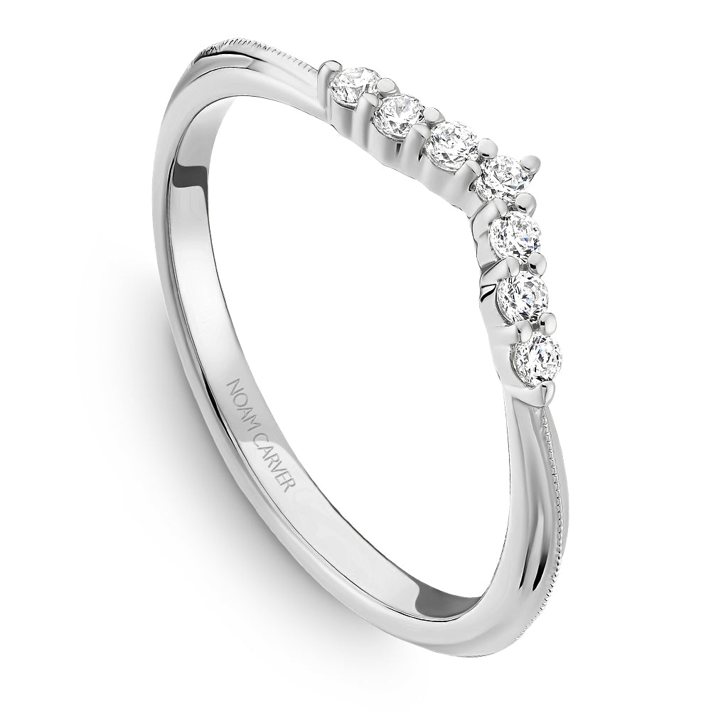 Noam Carver Stackable STE3-1 in 14K White Gold