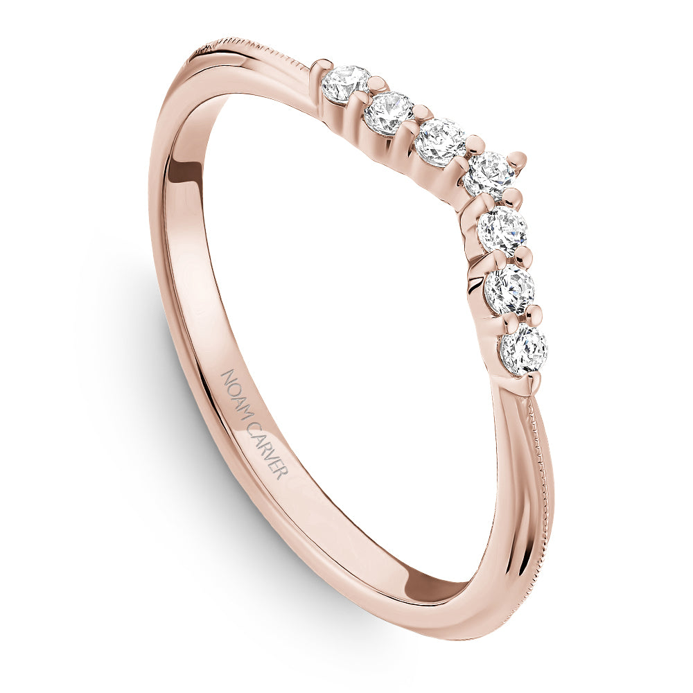 Noam Carver Stackable STE3-1 in 14K Rose Gold
