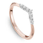 Noam Carver Stackable STE3-1 in 14K Rose & White Gold