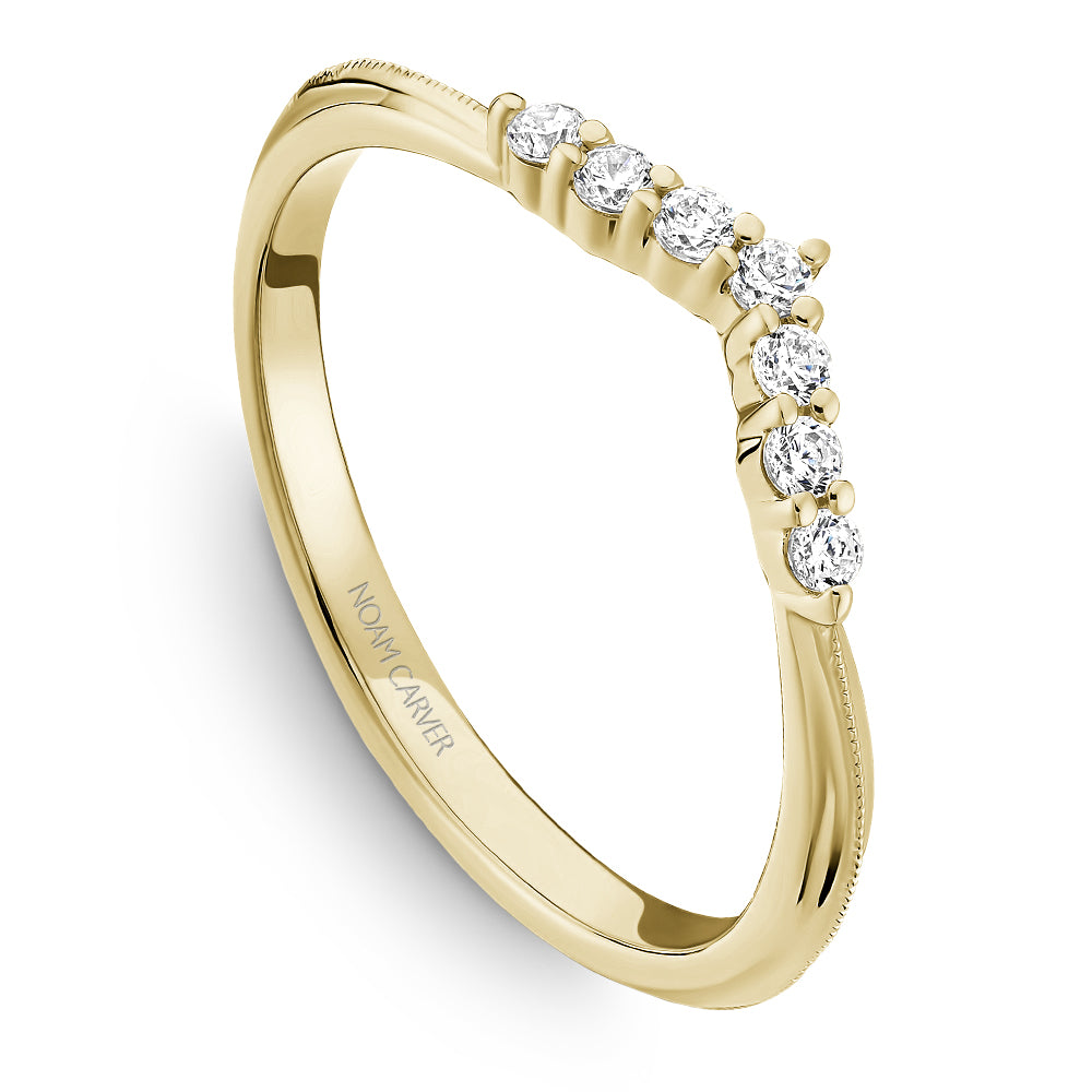 Noam Carver Stackable STE3-1 in 14K Yellow Gold