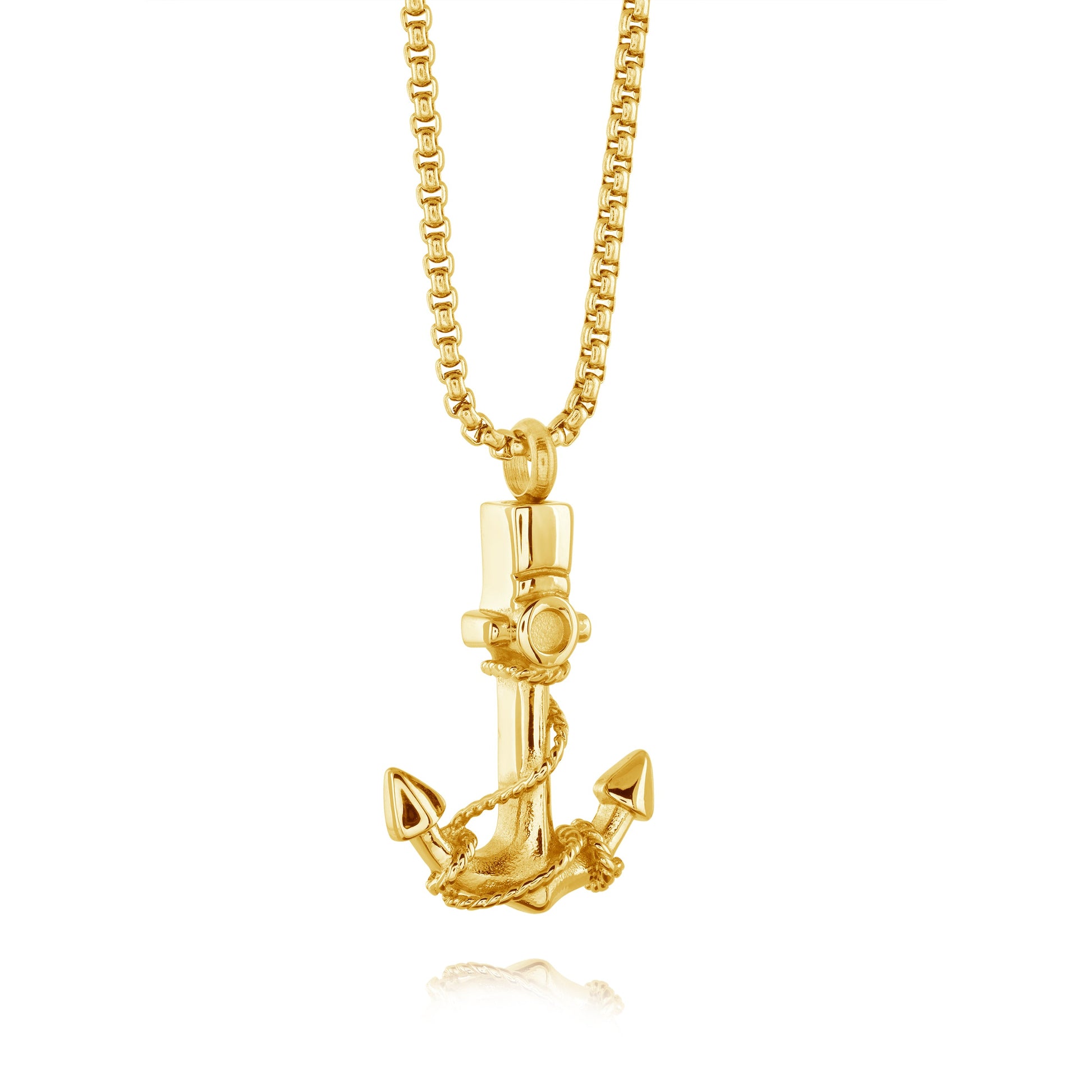 Memorial Anchor Urn Pendant