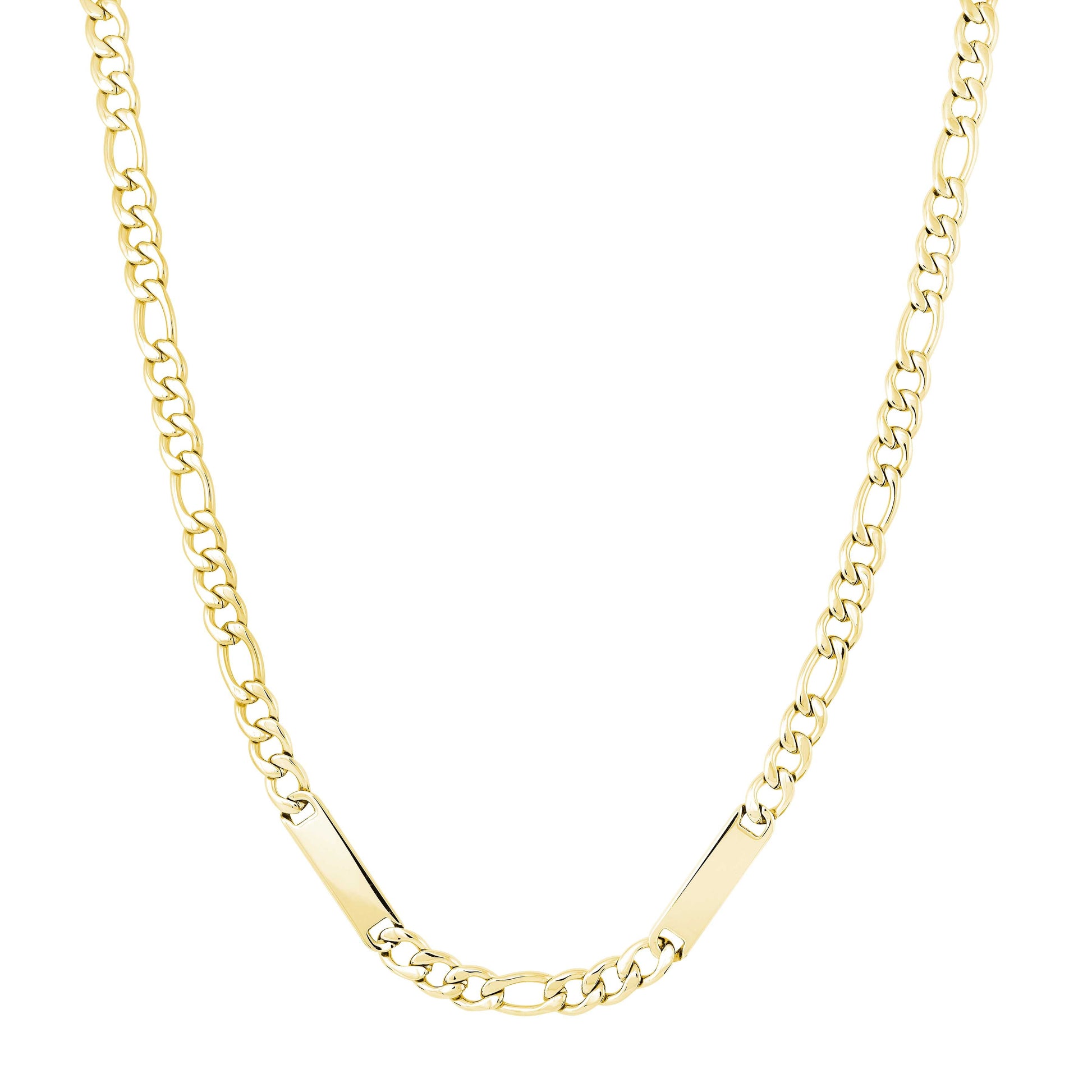 Engravable Figaro Chain 6mm