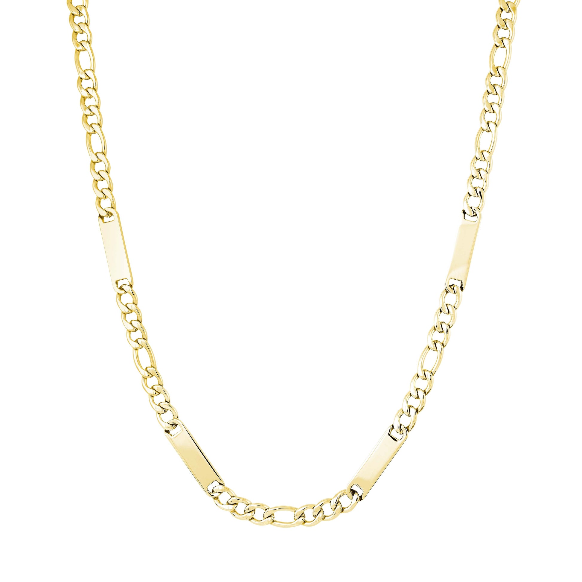 Engravable Figaro Chain 6mm