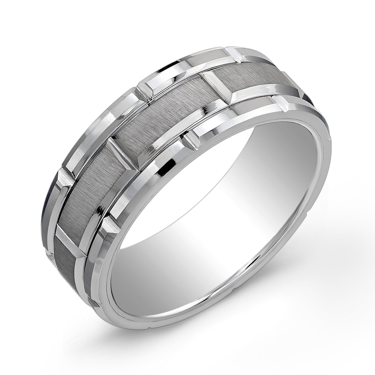 Rectangle Cut Ring 8mm