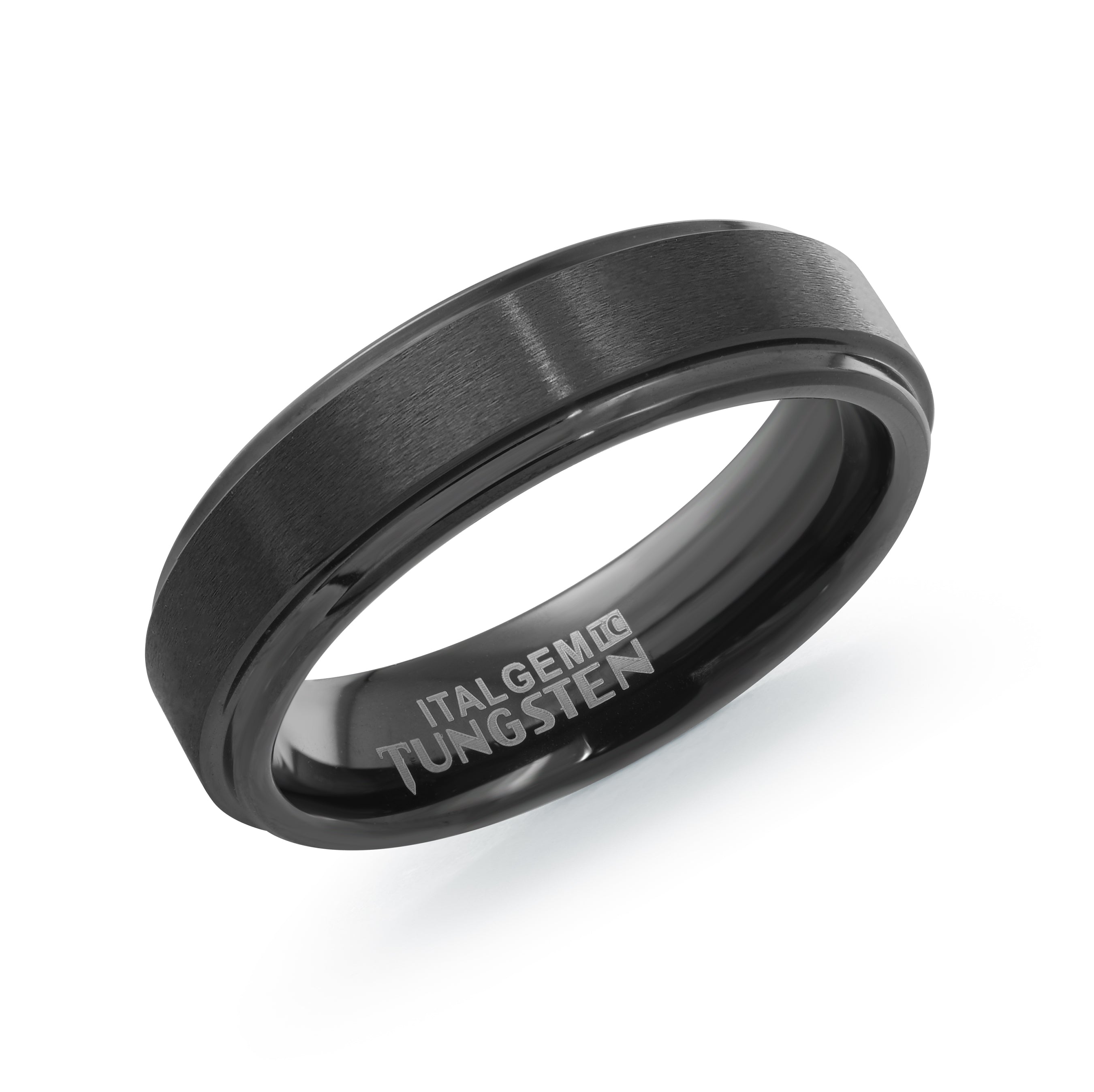 Elevated Black Tungsten Carbide 6mm