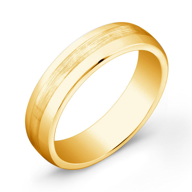 Brushed Centre Ring 6mm