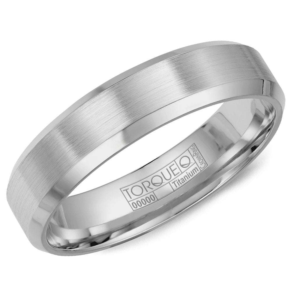 Titanium TORQUE Wedding Band