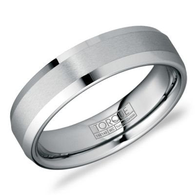 Tungsten Carbide TORQUE Wedding Band
