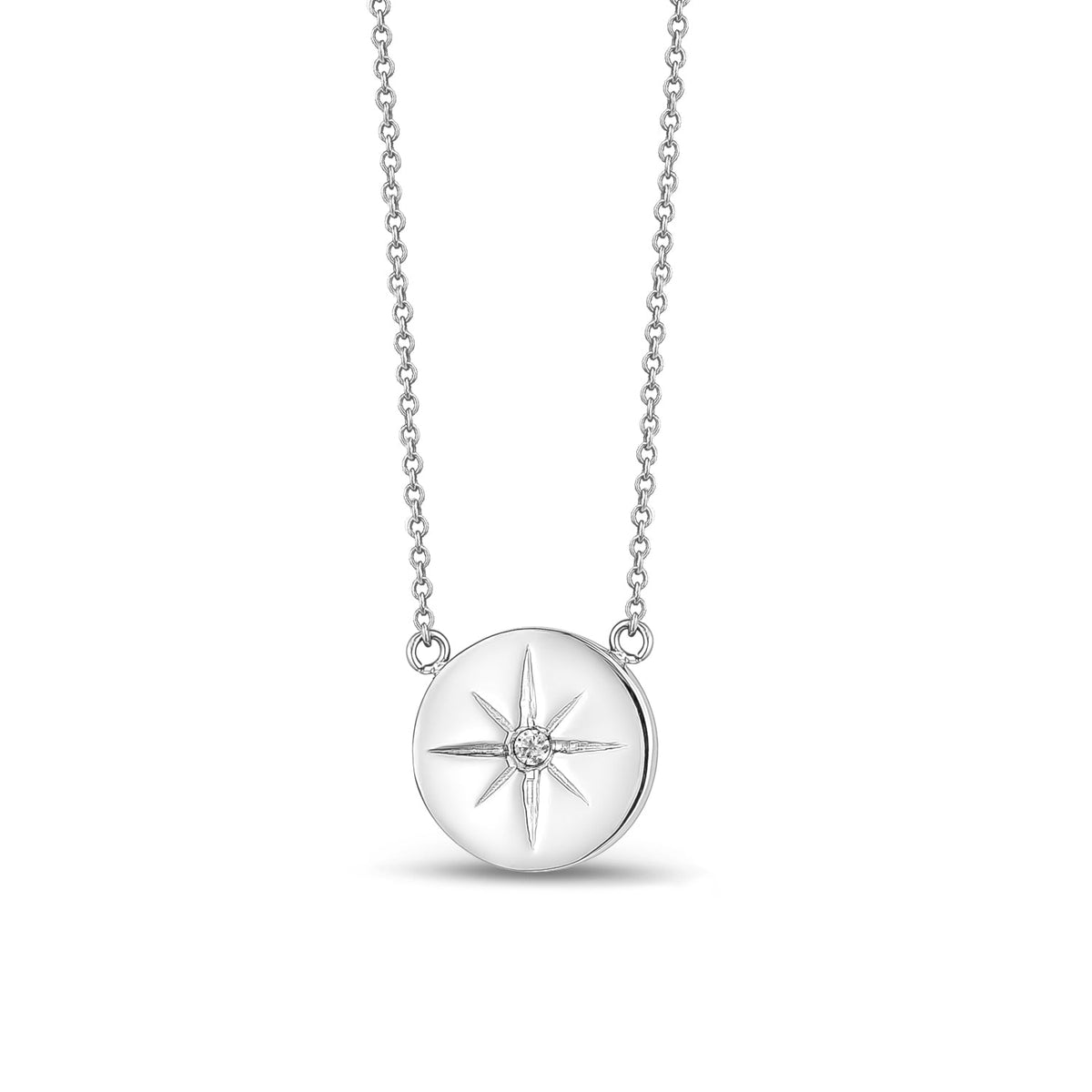 North Star Pendant - Silver
