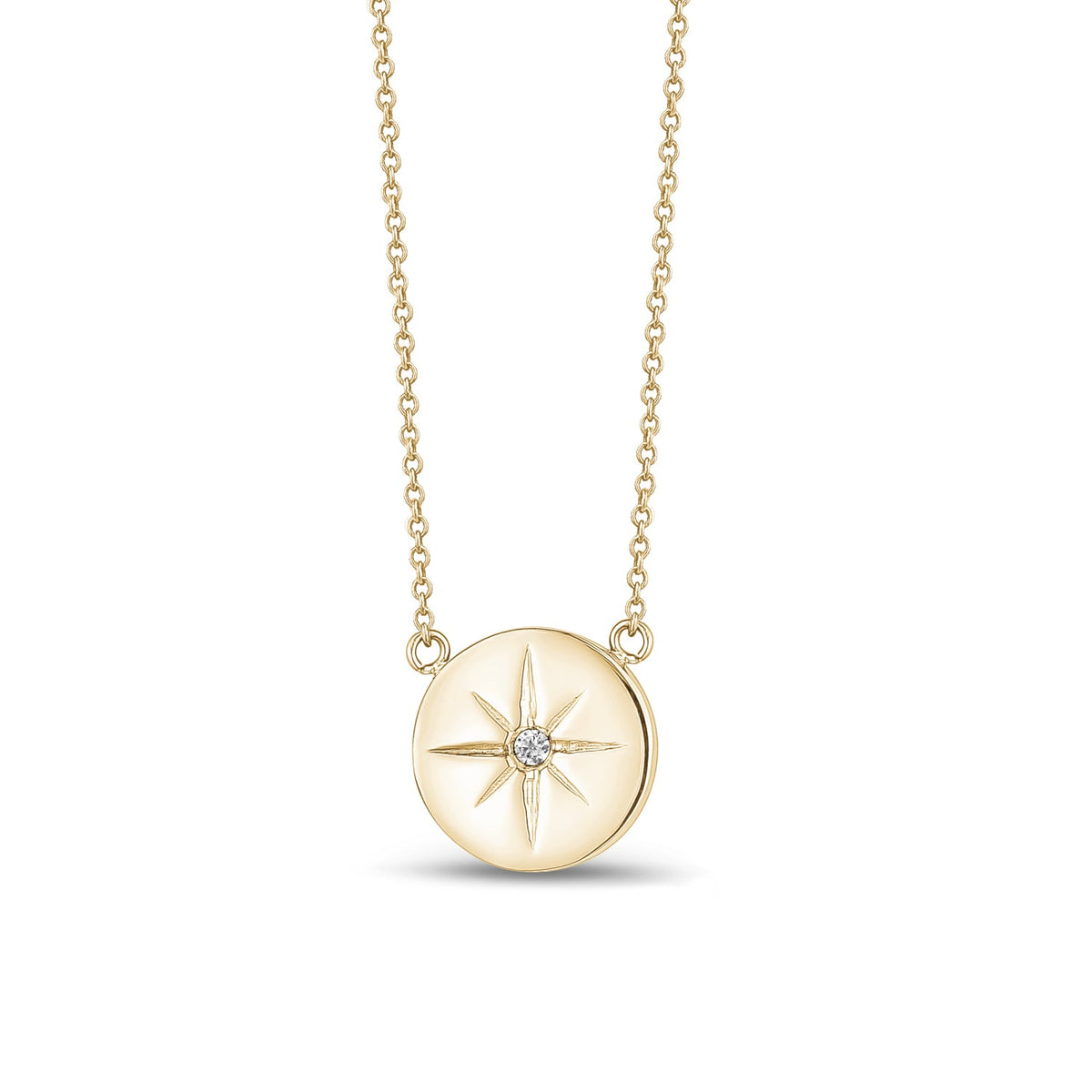 North Star Pendant - Gold