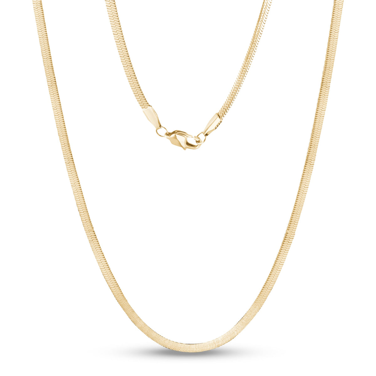 Herringbone Chain (4Mm) - Gold